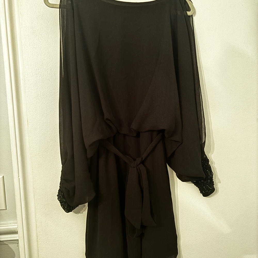 Black Formal Mini Dress